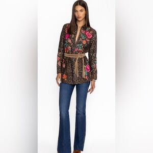 Johnny Was Nylah Zip Up Tunc